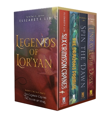Legends of Lor'yan 4-Book Boxed Set: Six Crimson Cranes; The Dragon's Promise; Spin the Dawn; Unravel the Dusk book