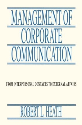 Management of Corporate Communication book