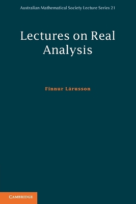 Lectures on Real Analysis by Finnur Lárusson