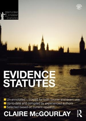 Evidence Statutes 2012-2013 by Douglas Cracknell