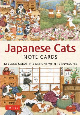 Japanese Cats - 12 Blank Note Cards: In 6 Original Illustrations by Setsu Broderick with 12 Envelopes in a Keepsake Box book