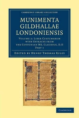 Munimenta Gildhallae Londoniensis book