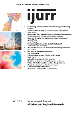 International Journal of Urban and Regional Research, Volume 42, Issue 4 book