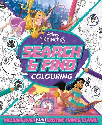 Disney Princess: Search & Find Colouring book