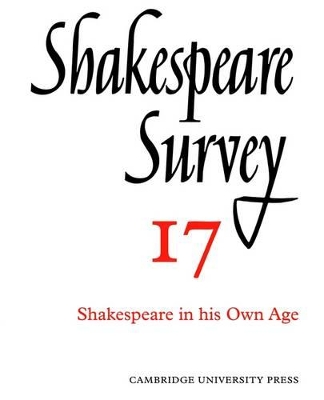 Shakespeare Survey book