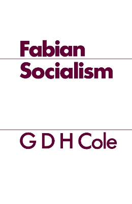 Fabian Socialism book