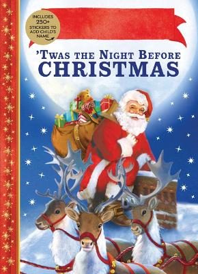 'Twas the Night Before Christmas Personalized Book with Stickers book