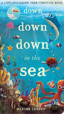 Down Down Down in the Sea: A lift-and-learn peek-through book book