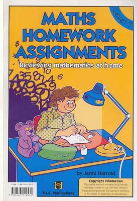 Maths Homework Assignments - Level 7 by Jenni Harrold