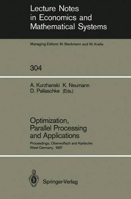 Optimization, Parallel Processing and Applications book