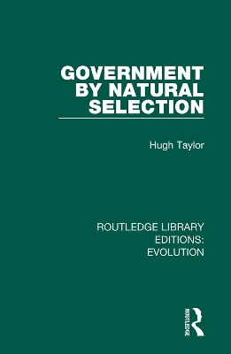 Government by Natural Selection book