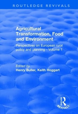 Agricultural Transformation, Food and Environment book