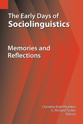 Early Days of Sociolinguistics book