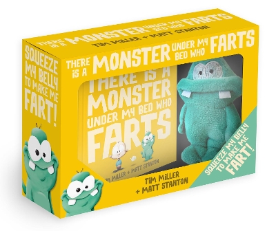 There Is a Monster Under My Bed Who Farts Box Set [With Farting Plush] by Tim Miller