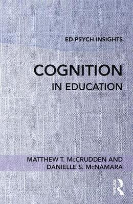 Cognition in Education by Matthew T. McCrudden