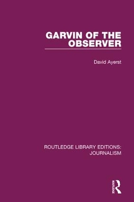 Garvin of the Observer book