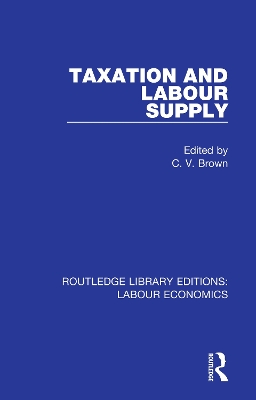 Taxation and Labour Supply book