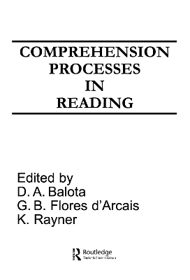 Comprehension Processes in Reading book