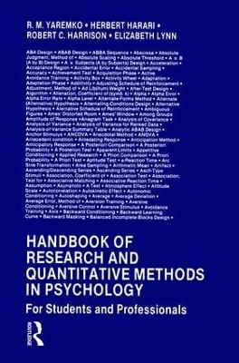 Handbook of Research and Quantitative Methods in Psychology by R.M. Yaremko