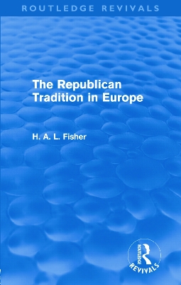 Republican Tradition in Europe book