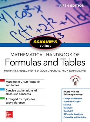 Schaum's Outline of Mathematical Handbook of Formulas and Tables, Fifth Edition book