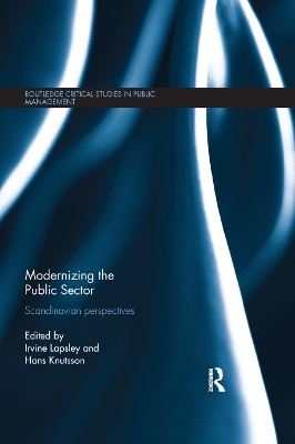 Modernizing the Public Sector: Scandinavian Perspectives by Irvine Lapsley