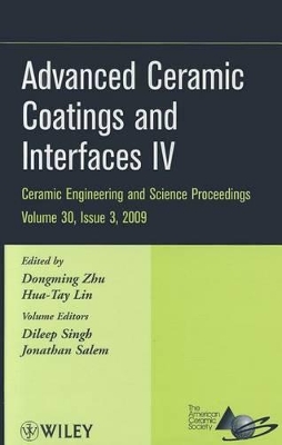 Advanced Ceramic Coatings and Interfaces IV book