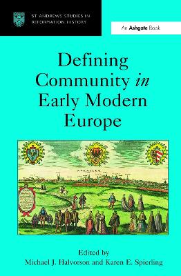 Defining Community in Early Modern Europe book
