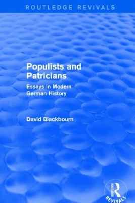 Populists and Patricians book