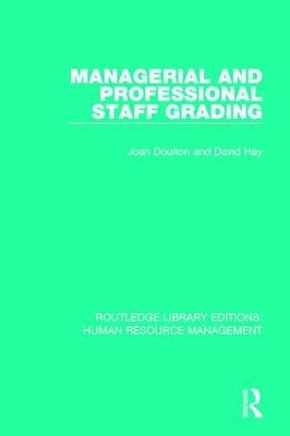 Managerial and Professional Staff Grading book