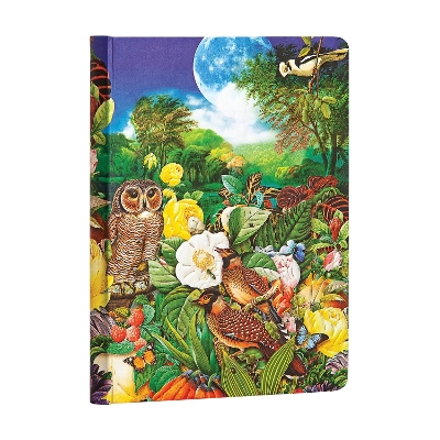 Moon Garden Unlined Hardcover Journal book