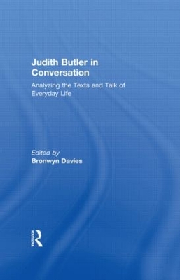 Judith Butler in Conversation book