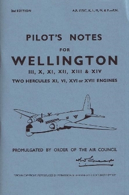 Air Ministry Pilot's Notes book