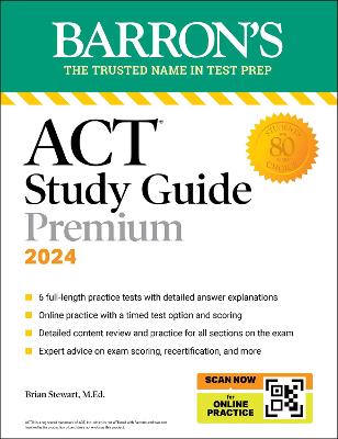 ACT Study Guide Premium Prep, 2024: 6 Practice Tests + Comprehensive Review + Online Practice book