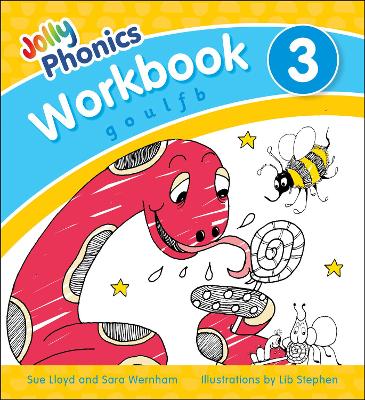 Jolly Phonics Workbook 3: in Precursive Letters (British English edition) book