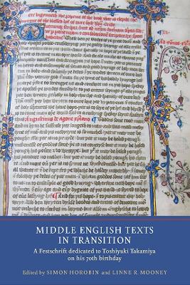 Middle English Texts in Transition book