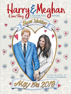 Harry and Meghan: A Love Story Coloring Book book