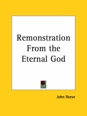 Remonstration from the Eternal God (1653) book