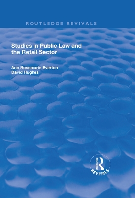 Studies in Public Law and the Retail Sector book