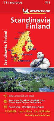 Scandinavia & Finland - Michelin National Map 711: Map book