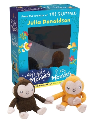 Night Monkey Day Monkey Books & Plush Set book