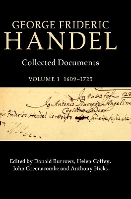 George Frideric Handel: Volume 1, 1609-1725 book