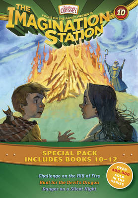 Imagination Station Books 3-Pack: Challenge on the Hill of Fire / Hunt for the Devil's Dragon / Danger on a Silent Night book