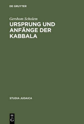 Ursprung Und Anfänge Der Kabbala book