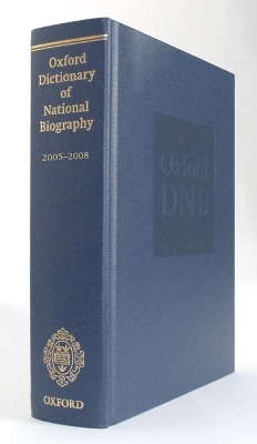 Oxford Dictionary of National Biography 2005-2008 book