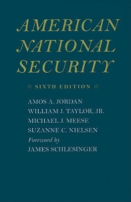 American National Security by Amos A. Jordan