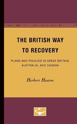 British Way to Recovery book