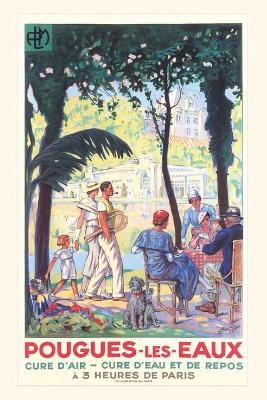 Vintage Journal Pougues les Eaux Poster book