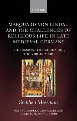 Marquard von Lindau and the Challenges of Religious Life in Late Medieval Germany book