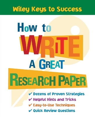How to Write a Great Research Paper book